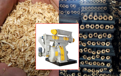 Máy ép viên nén trấu giá tốt, năng suất cao