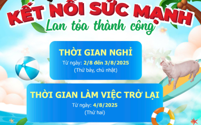THÔNG BÁO LỊCH NGHỈ TEAMBUILDING PHÁT NGHĨA TỪ NGÀY 2–3/8/2025