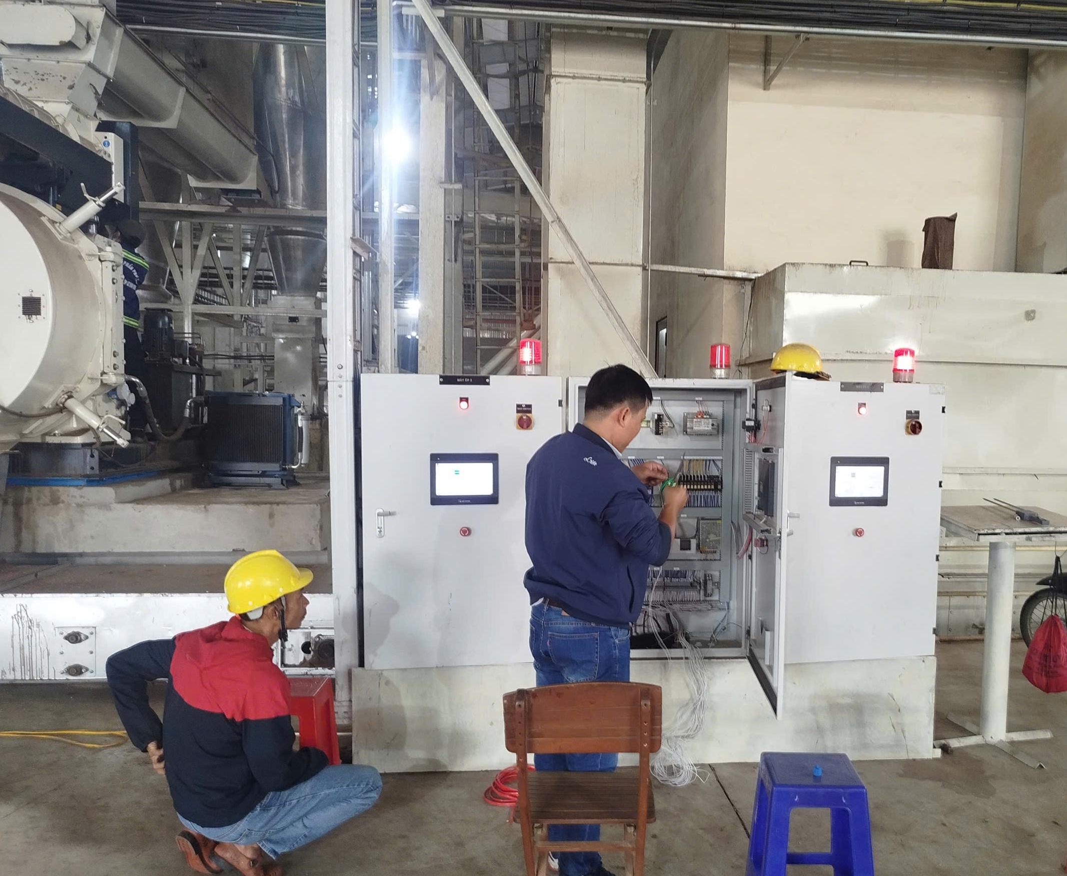 Bảo trì định kỳ máy ép viên nén gỗ Biomass – Cam kết đồng hành lâu dài từ Phát Nghĩa