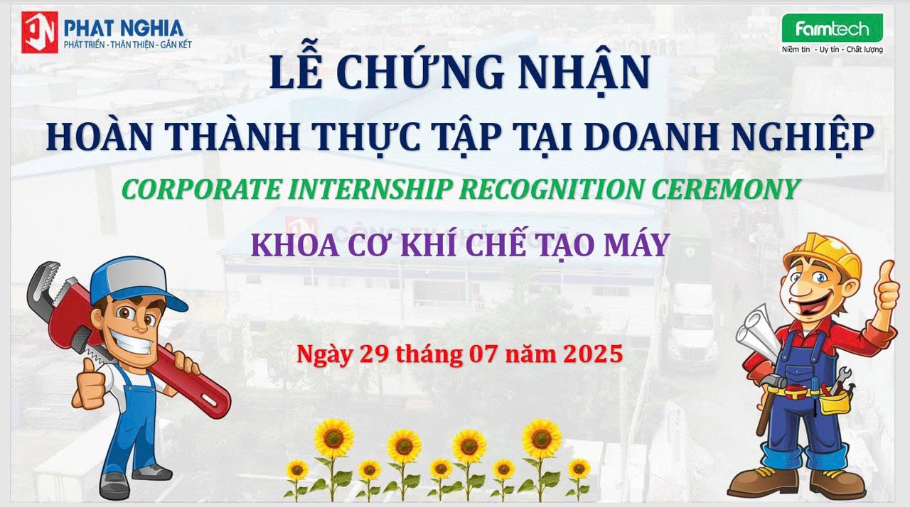 PHÁT NGHĨA ĐỒNG HÀNH CÙNG SINH VIÊN CƠ KHÍ TRƯỜNG CAO ĐẲNG NGHỀ THỦ ĐỨC TRONG HÀNH TRÌNH THỰC TẬP